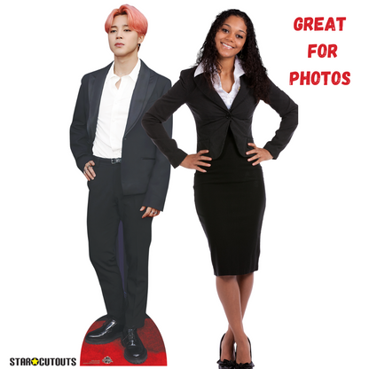 CS960 Jimin Park Ji-min Bangtan Boys Smart Jacket Height 175cm Lifesize Cardboard Cut Out With Mini