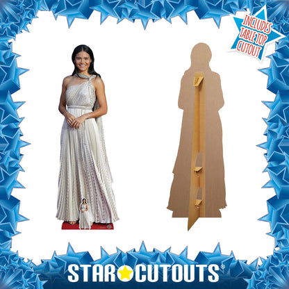 CS969 Emma Raducanu Tennis Player Height 176cm Lifesize Cardboard Cut Out With Mini