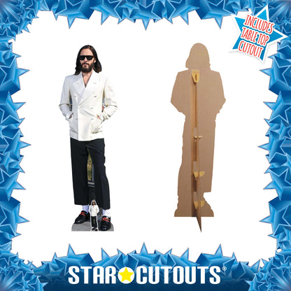 CS978 Jared Leto Sunglasses Height 181cm Lifesize Cardboard Cut Out With Mini