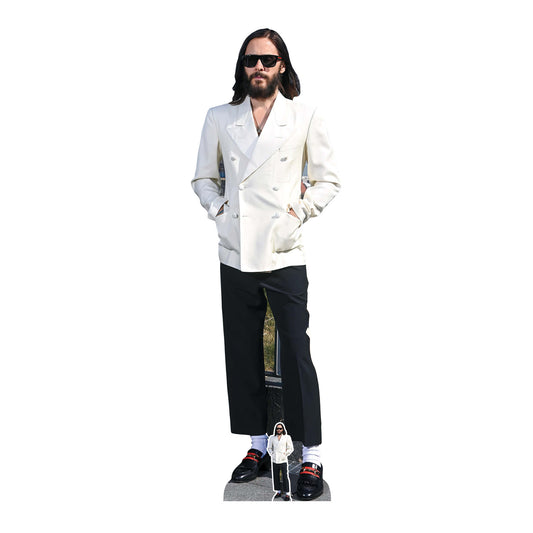 CS978 Jared Leto Sunglasses Height 181cm Lifesize Cardboard Cut Out With Mini