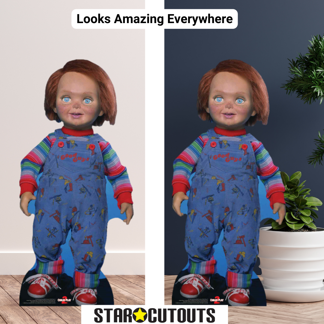 SC1326 Good Guys Doll Chucky Cardboard Cut Out Height 75cm Star