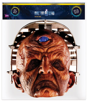SMP108 Davros   Doctor Who Six Pack Cardboard Face Masks With Tabs and Elastic