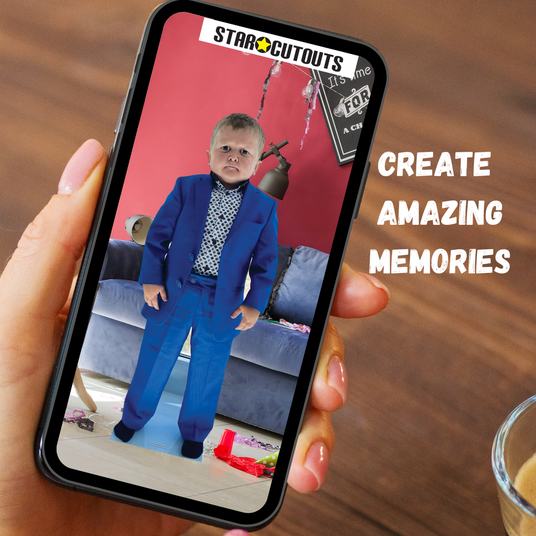 CS928 Hasbulla Magomedov Height 95cm Small Cardboard Cut Out Star Cutouts