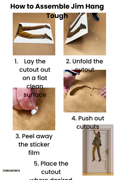 SC4485 Jim Hang Tough Friday Night Dinner Cardboard Cut Out Height 154cm