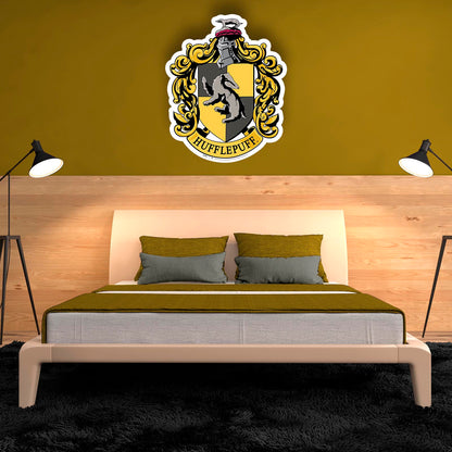 WA046 Hufflepuff Emblem Wall Cut Out HARRY POTTER WIZARDING WORLD Height 61cm