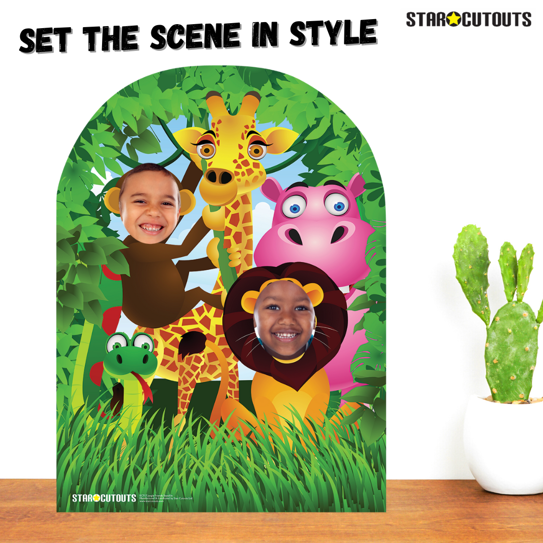 SC717 Jungle stand in (child) Cardboard Cut Out Height 120cm