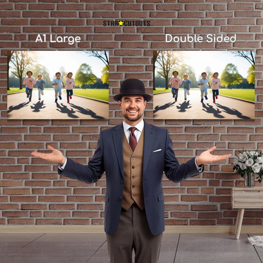 SCCORREX001 DSA1 Large Double Sided Printed Rigid Rectangle Board on Correx -  Poster, Sign Cardboard Cut Out Height 59.4cm