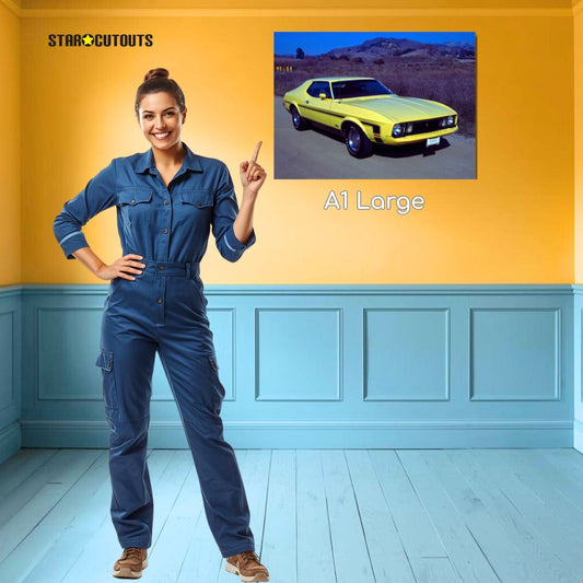 SCB001 -A1 Large Printed Rigid Rectangle Board, Poster, Sign Cardboard Cut Out Height 59.4cm