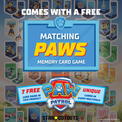 SC4597 Three Chase Paw Patrol  Multi Pack Bundle Cardboard Cut Outs Height 66cm