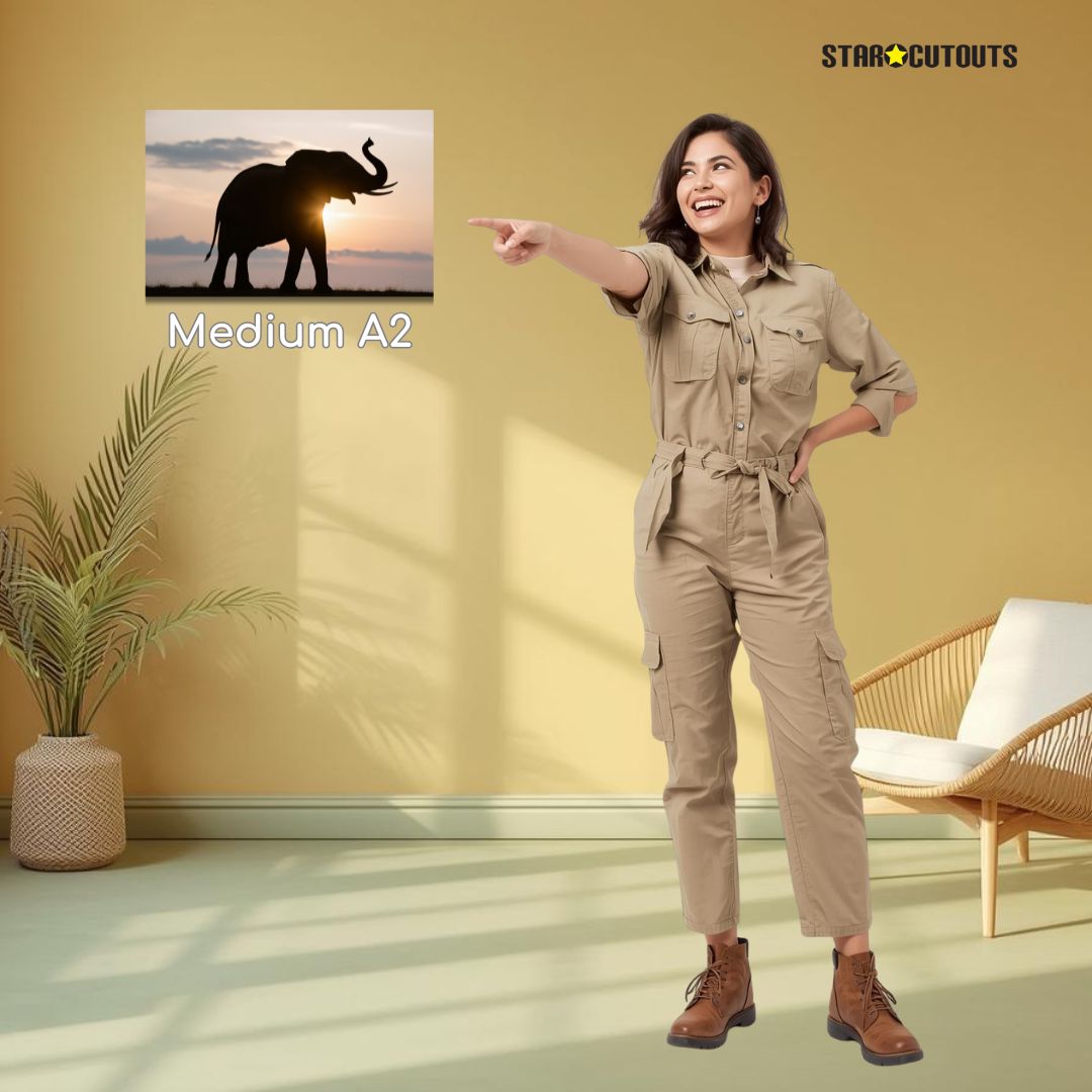 SCCORREX002 - A2 Medium Printed Rigid Rectangle Board on Correx -  Poster, Sign Cardboard Cut Out Height 59.4cm