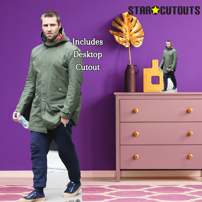CS695 Liam Gallagher Height 178cm Lifesize Cardboard Cut Out With Mini
