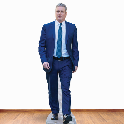 CS946 Keir Starmer Labour Height 175cm Lifesize Cardboard Cut Out With Mini