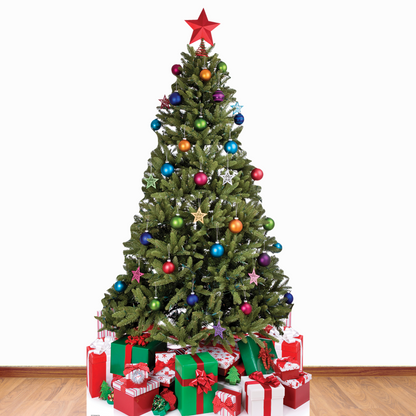 SC057 Christmas Tree Cardboard Cut Out Height 178cm