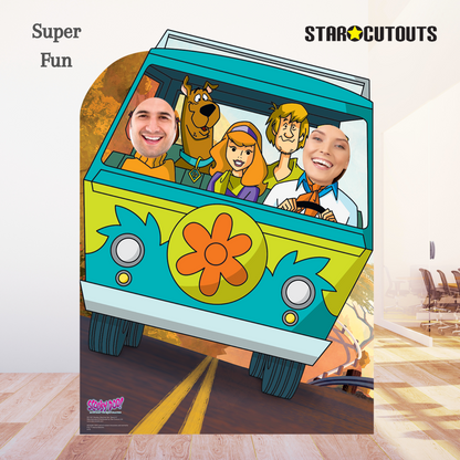 SC1357 Scooby Doo Adventures Mystery Machine Van Stand-In Cardboard Cut Out Height 134cm
