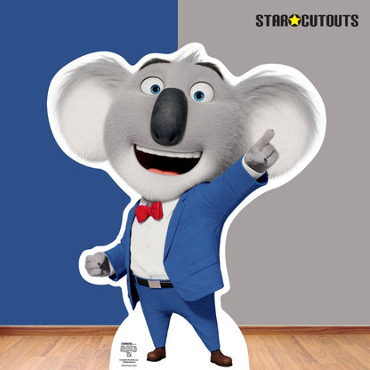 SC4081 Buster Koala Sing 2 Cardboard Cut Out Height 66cm
