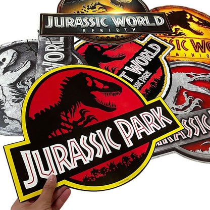 RD008 Jurassic World Room Decoration Pack Logo Pack Cardboard Cut Out Height 30cm