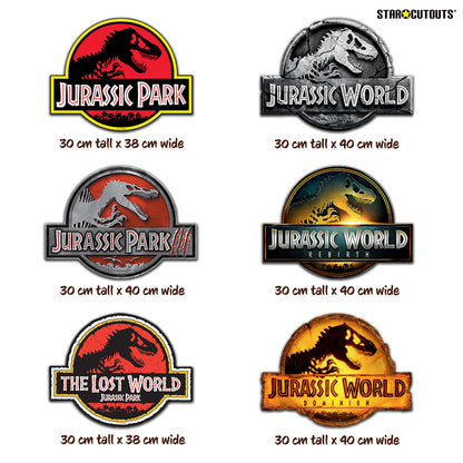 RD008 Jurassic World Room Decoration Pack Logo Pack Cardboard Cut Out Height 30cm