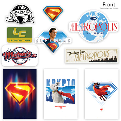 RD009 Superman Room Decoration Pack Logo Pack Height 40cm