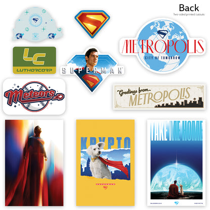 RD009 Superman Room Decoration Pack Logo Pack Height 40cm