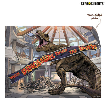 RD012 Jurassic Park Room Decoration Pack Activity Pack Cardboard Cut Out Height 40cm