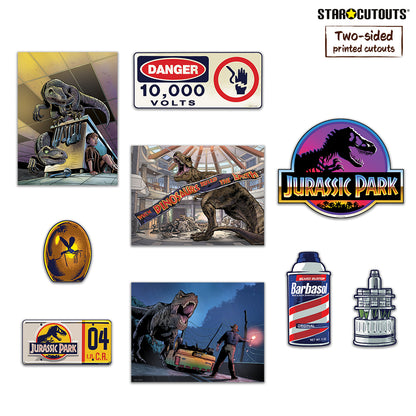 RD012 Jurassic Park Room Decoration Pack Activity Pack Cardboard Cut Out Height 40cm