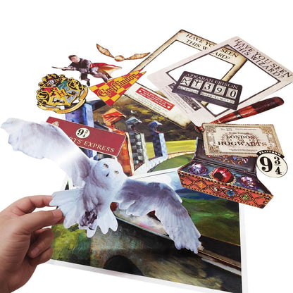 RD020 Harry Potter Room Decor Pack 15 PCs  Includes Golden Snitch, Prisoner of Azkaban Selfie Frame, Hogwarts Express Ticket & More