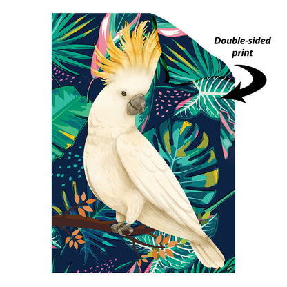 RD085 Tropical Bird  2 x Cockatoo 2 x Parrot 2 x Toucan  Six Large Prints Room Decor Pack Cardboard Cut Out Height 44cm