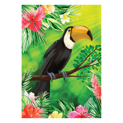 RD085 Tropical Bird  2 x Cockatoo 2 x Parrot 2 x Toucan  Six Large Prints Room Decor Pack Cardboard Cut Out Height 44cm
