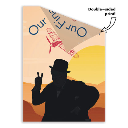 RD080 VE Day 80 Year Celebration Posters – Mixed 6 Pack Posters Height 44cm