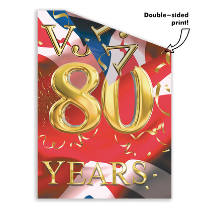 RD083 VJ Day 80 Year Celebration Posters – Mixed 6 Pack Posters Height 44cm