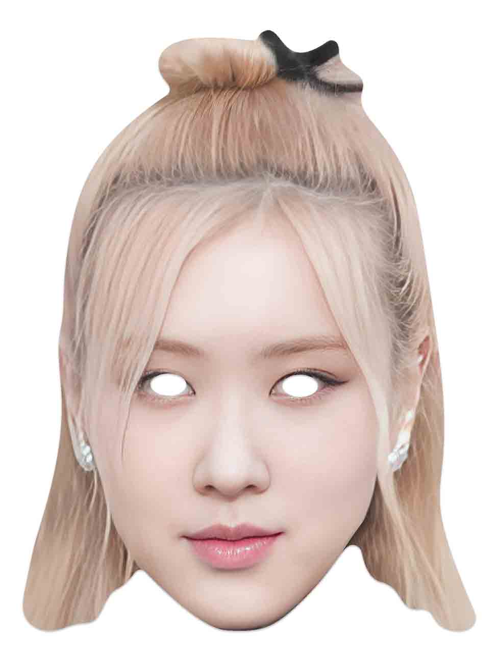 Rose Black Pink Face Mask