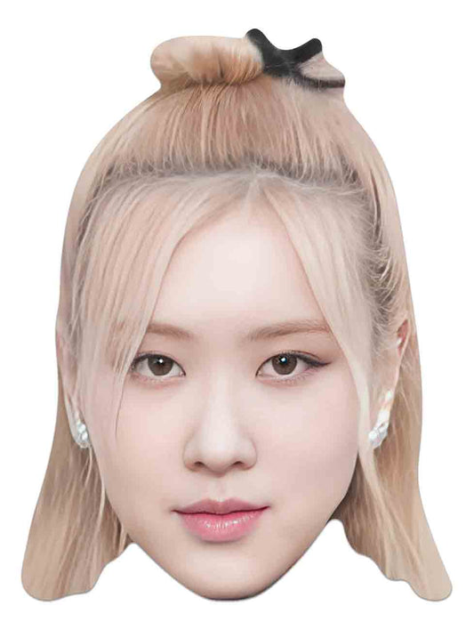 Rose Black Pink Face Mask Party Decoration