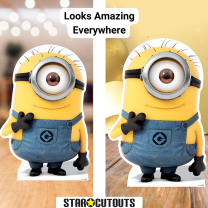 SC1033 Carl – Minion Smiling Cardboard Cut Out Height 139cm
