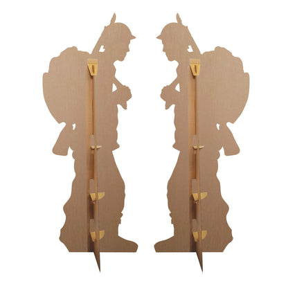 SC1136 Solider Silhouette Double Pack Cardboard Cut Out Height 175cm