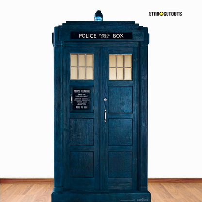 SC1188 13th Doctor Who TARDIS 2/3 Lifesize Carboard Cut Out Height 195cm
