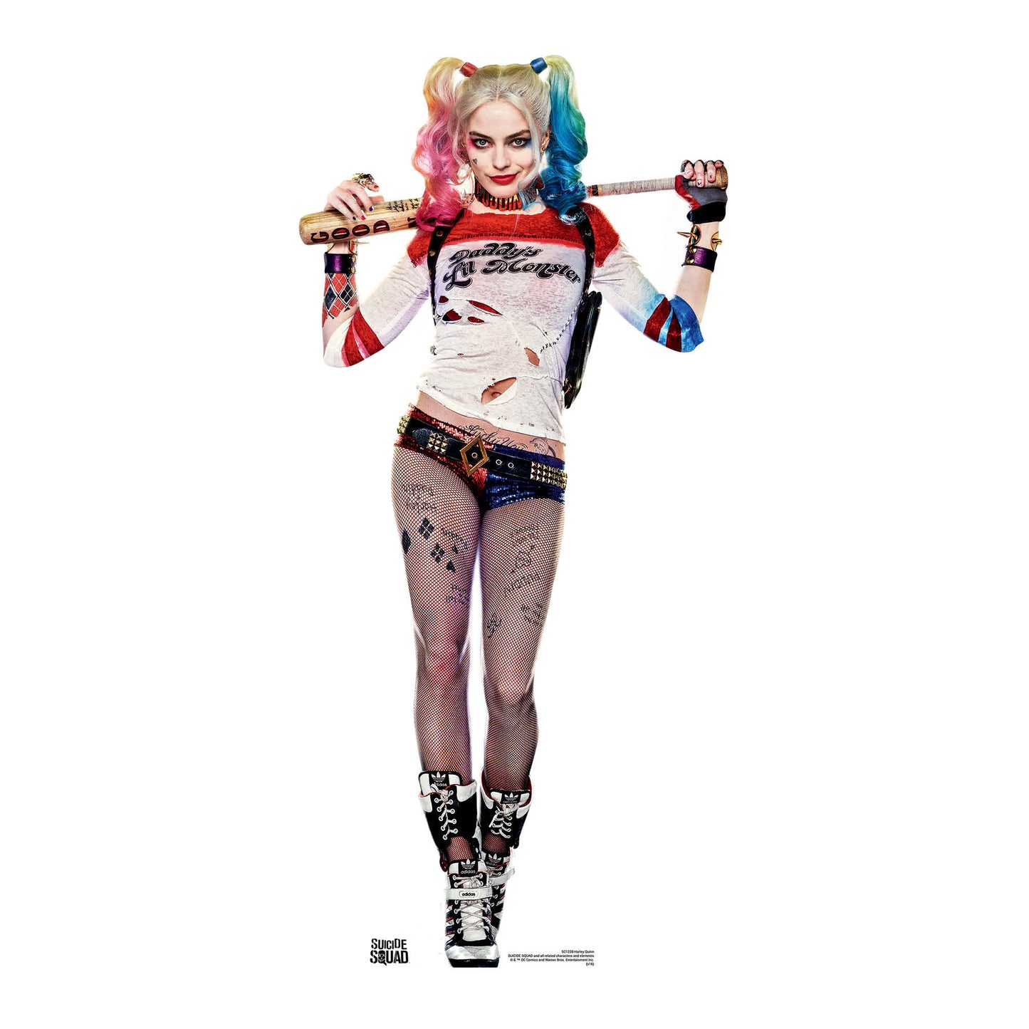 SC1220 Harley Quinn Margot Robbie Cardboard Cut Out Height 171cm