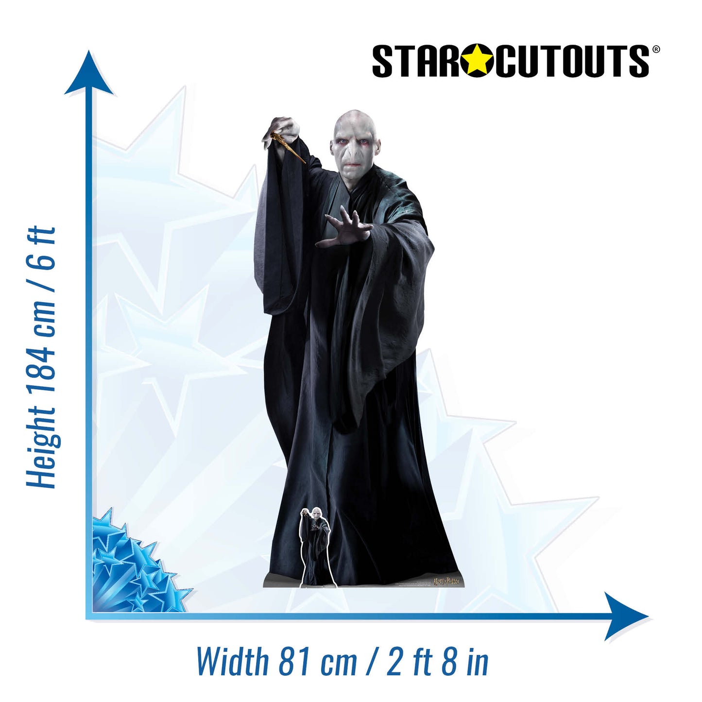 SC1468 Lord Voldemort Ralph Fiennes Large Cardboard Cutout