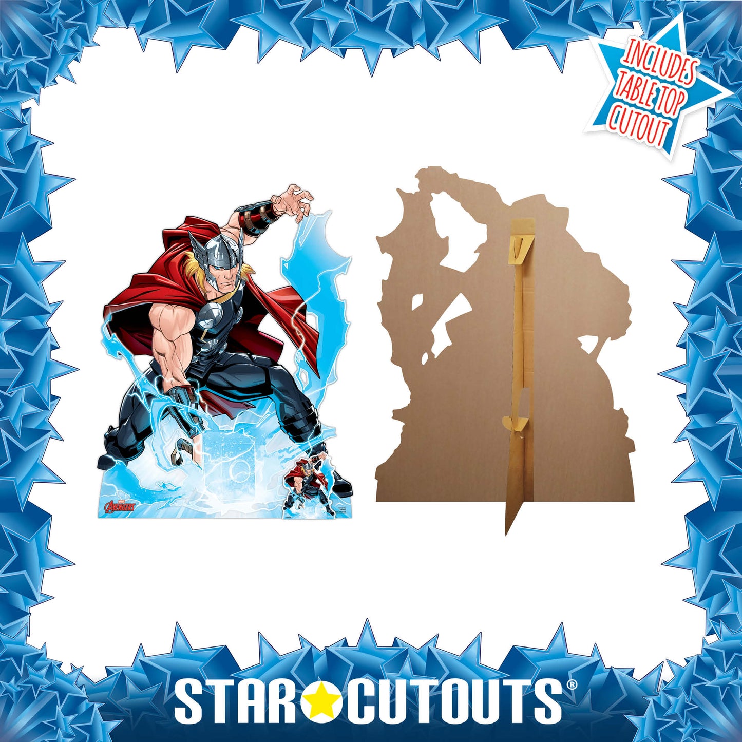 SC1588 Thor Call the Storm Cardboard Cut Out Height 133cm