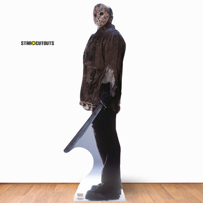 SC1593 Jason Friday the 13th Machete Cardboard Cut Out Height 195cm