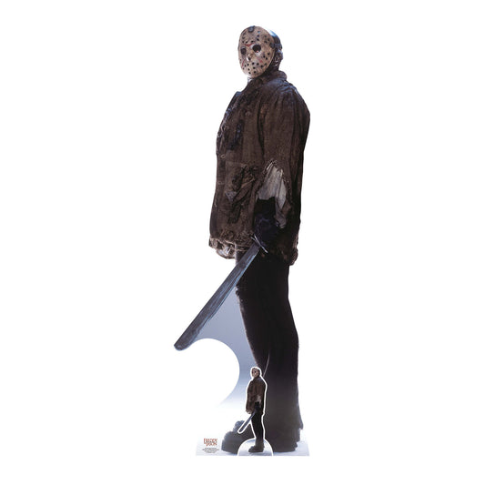 SC1593 Jason Friday the 13th Machete Cardboard Cut Out Height 195cm