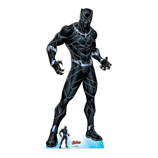 SC1607 Black Panther Wakandas Protector Cardboard Cut Out Height 184cm