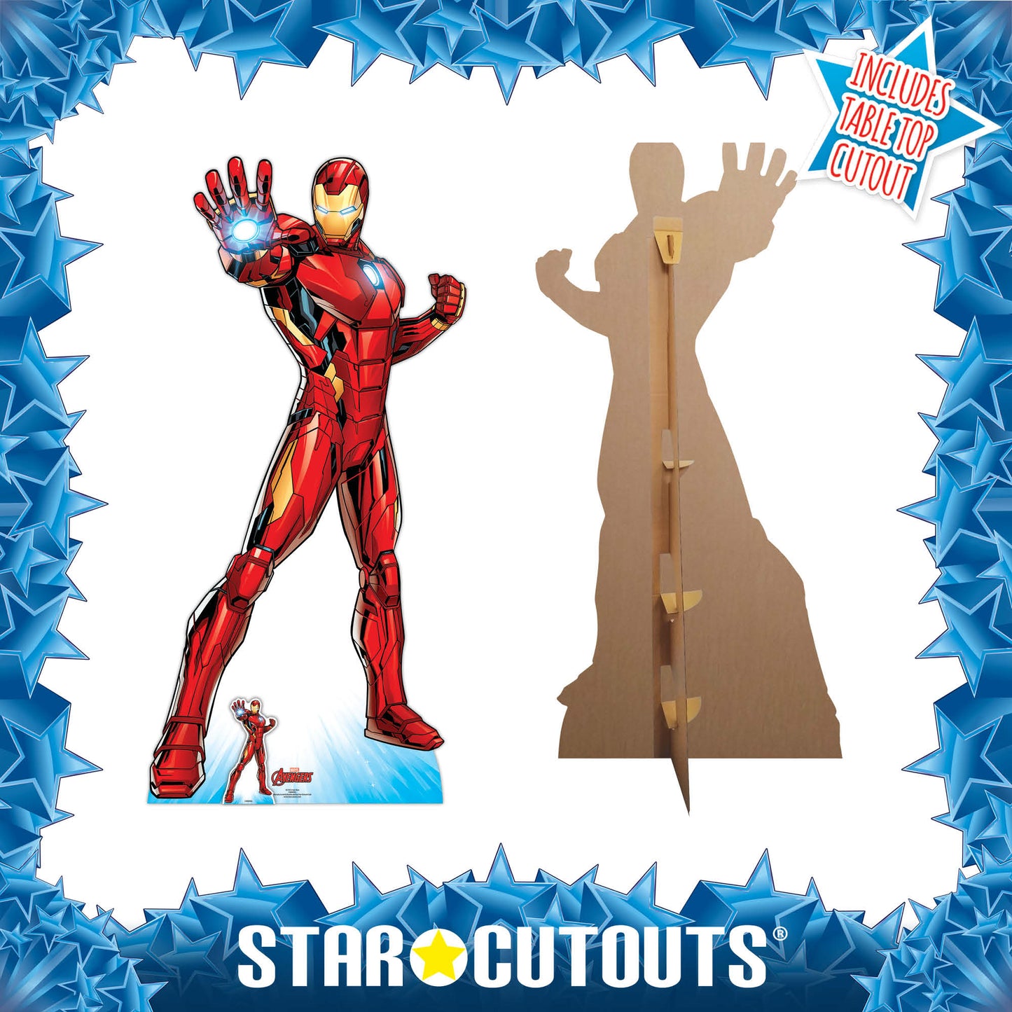 SC1612 Iron Man Super Hero Cardboard Cut Out Height 191cm