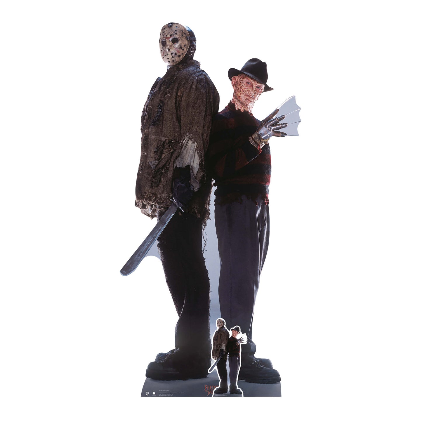SC1645 Freddy vs Jason Double Cardboard Cut Out Height 195cm