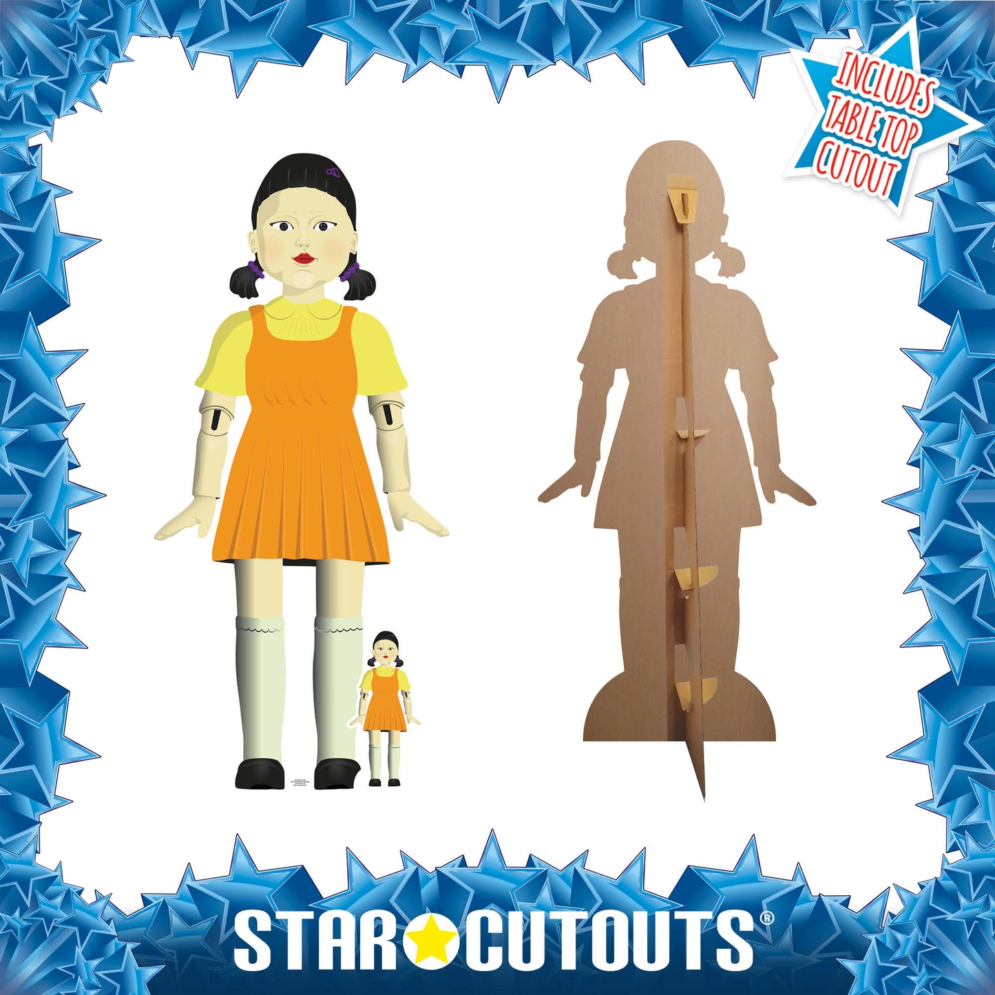 SC1694 Giant Doll Game Inspired Cardboard Cut Out Height 194cm