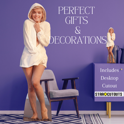 SC2381 Marilyn Monroe on Beach Colour  Cardboard Cut Out Height 169cm