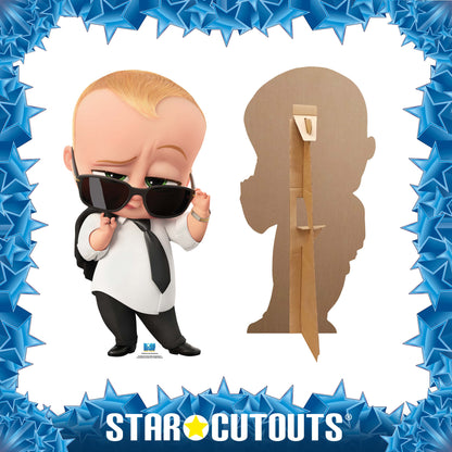 SC4035 Boss Baby Sun Glasses Cardboard Cut Out Height 90cm - Star Cutouts