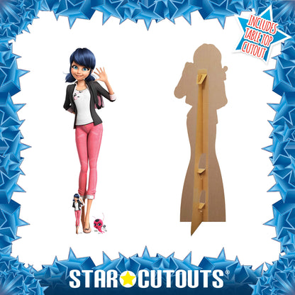 SC4044 Marinette Dupain-Cheng - Miraculous: Tales of Ladybug & Cat Noir Cardboard Cut Out Height 137cm