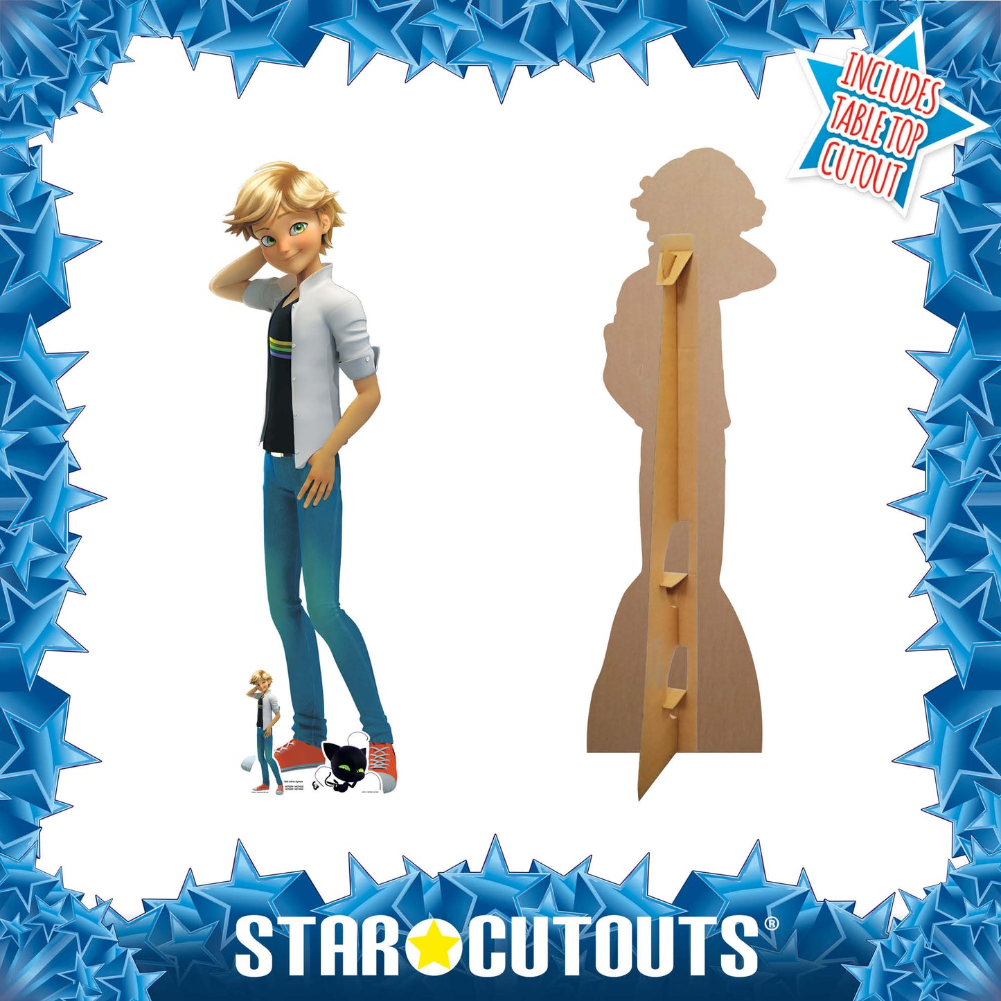 SC4045 Adrien Agreste - Miraculous: Tales of Ladybug & Cat Noir Cardboard Cut Out Height 151cm