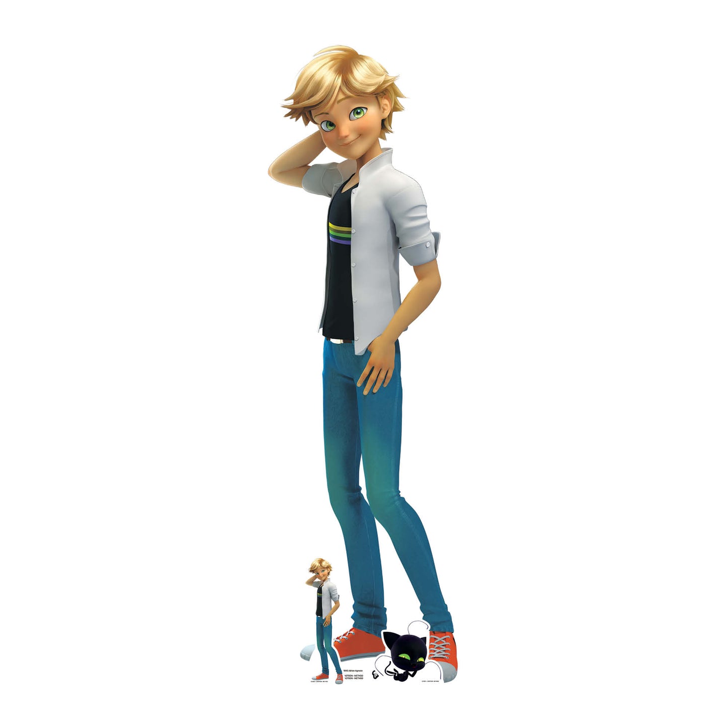 SC4045 Adrien Agreste - Miraculous: Tales of Ladybug & Cat Noir Cardboard Cut Out Height 151cm