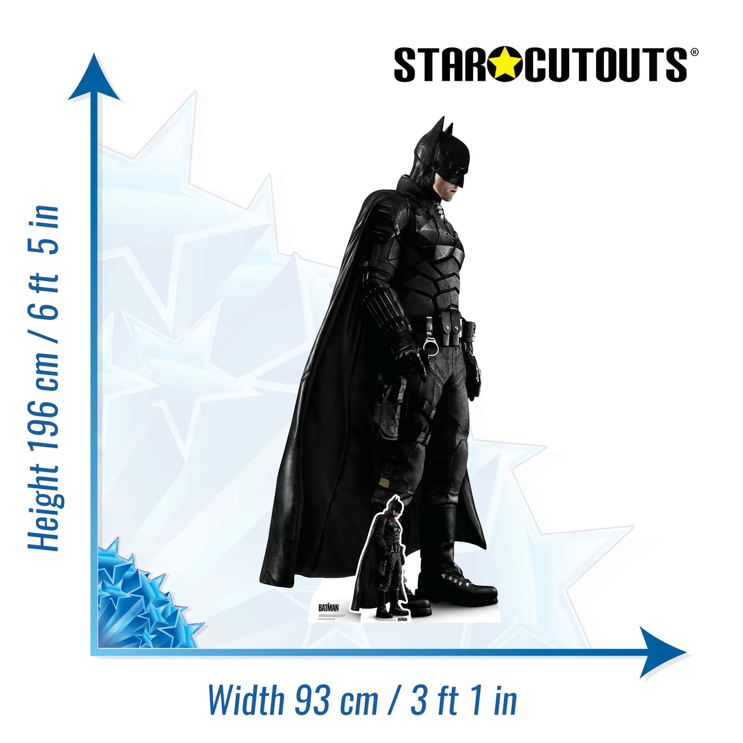SC4049 The Batman Robert Pattinson Film 2022 Life-size Cardboard Cut Out Height 196cm